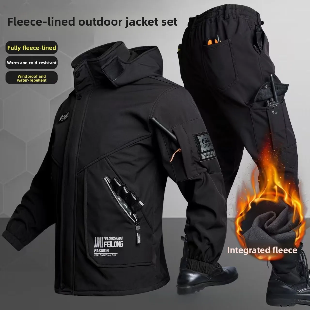 Winter Clothing Pk - طقم ملابس خارجية للرجال مصنوع من