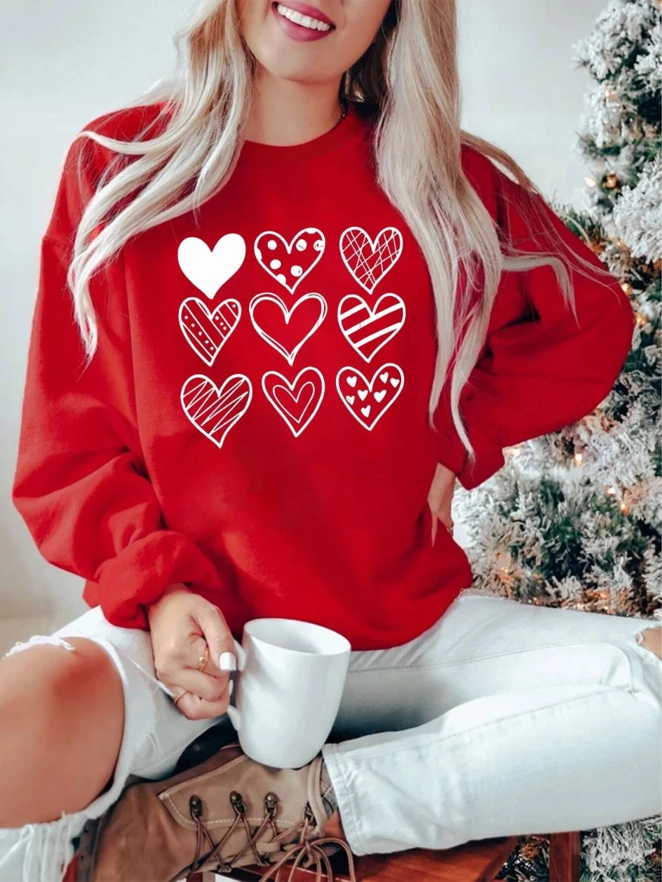 Winter Clothing Drawing - خطوط بسيطة القلب رسم الطباعة المرأة
