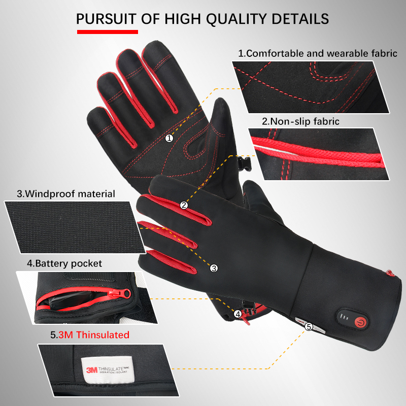 قفازات كهربائية مدفأة احترافية - مراجعة Heated Gloves Electric وسعره