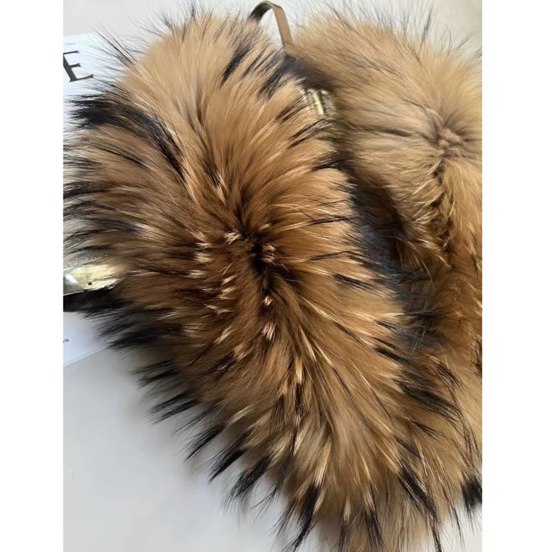 الراكون الفراء طوق الإناث الشت - مراجعة Winter Clothing Pk وسعره